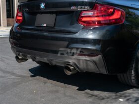 RW Carbon F22 F23 3D Style Carbon Fiber Diffuser - Image 3