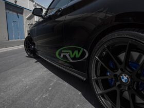 RW Carbon F22 F23 Carbon Fiber Side Skirt Extensions - Image 12