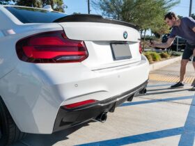 RW Carbon F22 F23 Exotics Style Carbon Fiber Rear Diffuser - Image 13