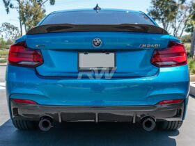 RW Carbon F22 F23 Exotics Style Carbon Fiber Rear Diffuser - Image 7