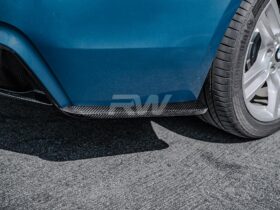 RW Carbon BMW F30 Carbon Fiber Rear Bumper Splitters