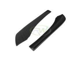 RW Carbon F30 Carbon Fiber Rear Bumper Splitters for BMW 3 Series - Image 7