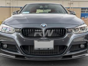 RW Carbon F30 F31 Gloss Black Grilles for BMW 3 Series - Image 4