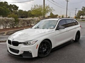 RW Carbon F30 F31 Performance Style Front Lip Spoiler for BMW 3 Series - Image 5