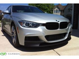 RW Carbon F30 F31 Performance Style Front Lip Spoiler for BMW 3 Series - Image 4
