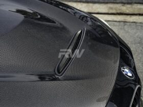 RW Carbon F30/F32 GTS Style Carbon Fiber Hood for BMW 3 Series - Image 2