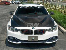 RW Carbon F30/F32 GTS Style Carbon Fiber Hood for BMW 3 Series - Image 4