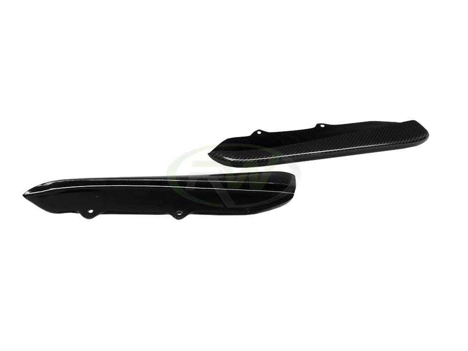 RW Carbon BMW F32 F33 Carbon Fiber Rear Bumper Splitters - Image 8