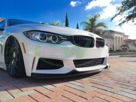 RW Carbon F32 F33 F36 3D Style Carbon Fiber Front Lip - Image 9