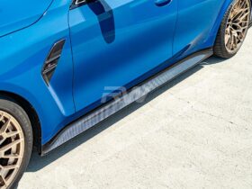 RW Carbon BMW G80 M3 3D Style Carbon Fiber Side Skirts
