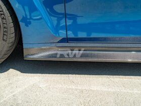 RW Carbon G80 M3 3D Style Carbon Fiber Side Skirts for BMW M3 - Image 2
