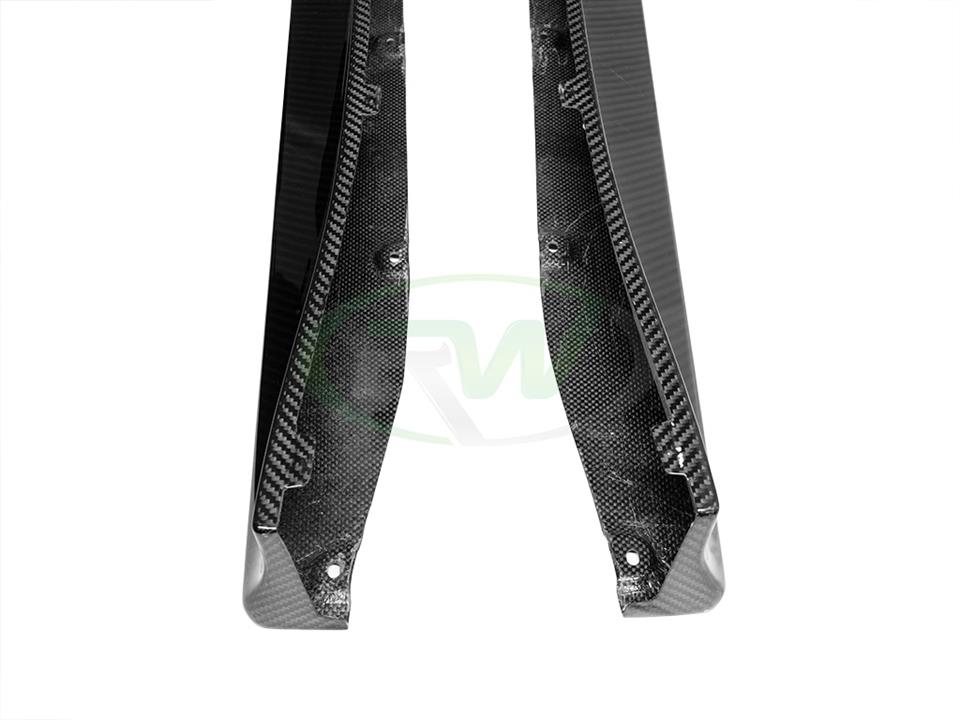 RW Carbon BMW G80 M3 3D Style Carbon Fiber Side Skirts - Image 11
