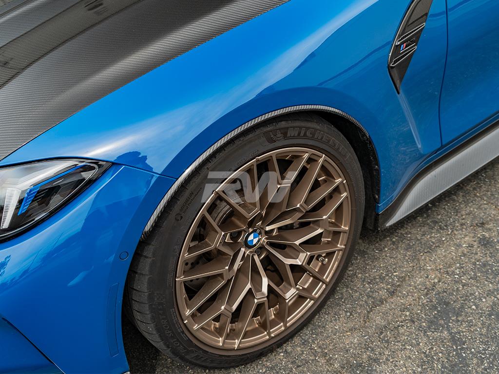 RW Carbon BMW G80 M3 CF V2 F+R Wheel Arch Extensions