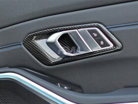 RW Carbon G80 M3 Carbon Fiber Door Handle Trims for BMW M3 - Image 2