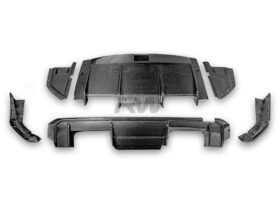 RW Carbon G80 M3 Carbon Fiber GTX Diffuser+Undertray for BMW M3 - Image 6