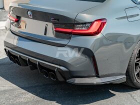RW Carbon G80 M3 GTS Carbon Fiber Diffuser Sides for BMW M3 - Image 5
