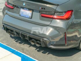 RW Carbon BMW G80 M3 OEM Style Carbon Fiber Diffuser