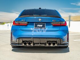 RW Carbon G80 M3 OEM Style Carbon Fiber Diffuser for BMW M3 - Image 4