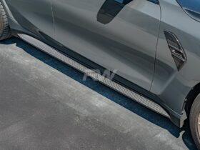 RW Carbon BMW G80 M3 OEM Style Carbon Fiber Side Skirts