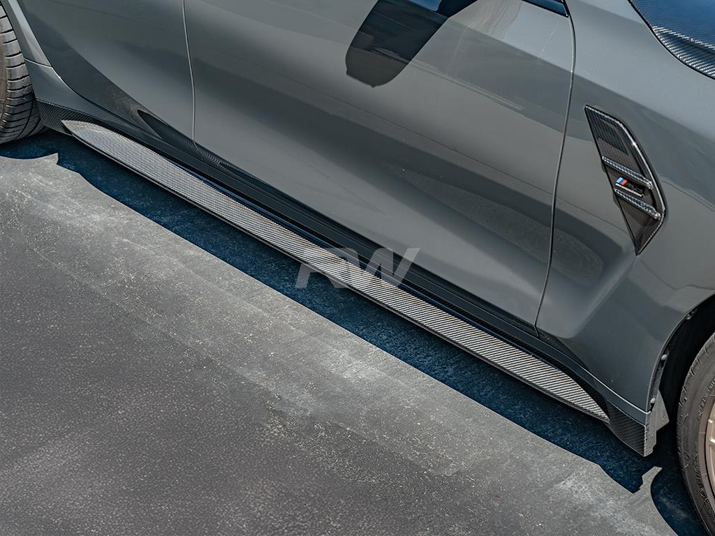 RW Carbon BMW G80 M3 OEM Style Carbon Fiber Side Skirts