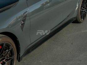 RW Carbon G80 M3 OEM Style Carbon Fiber Side Skirts for BMW M3 - Image 4