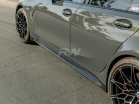 RW Carbon G80 M3 OEM Style Carbon Fiber Side Skirts for BMW M3 - Image 6