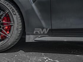 RW Carbon G80 M3 OEM Style Carbon Fiber Side Skirts for BMW M3 - Image 7