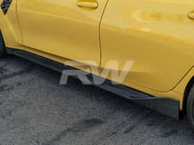 RW Carbon G80 M3 Performance Style CF Side Skirts for BMW M3 - Image 3