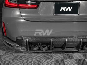 RW Carbon G80 M3 RWS Carbon Fiber Lower Diffuser for BMW M3 - Image 4