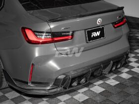 RW Carbon G80 M3 RWS Carbon Fiber Lower Diffuser for BMW M3 - Image 6