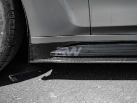 RW Carbon G80 M3 RWS Carbon Fiber Side Skirt Extensions for BMW M3 - Image 2