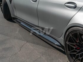 RW Carbon G80 M3 RWS Carbon Fiber Side Skirt Extensions for BMW M3 - Image 10