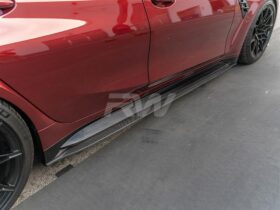 RW Carbon G80 M3 RWS Carbon Fiber Side Skirt Extensions for BMW M3 - Image 9