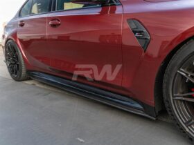 RW Carbon G80 M3 RWS Carbon Fiber Side Skirt Extensions for BMW M3 - Image 8