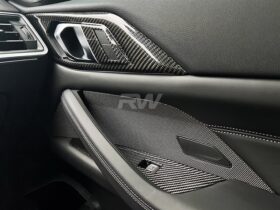 RW Carbon G82 G83 M4 Carbon Fiber Door Handle Trims for BMW M4 - Image 2