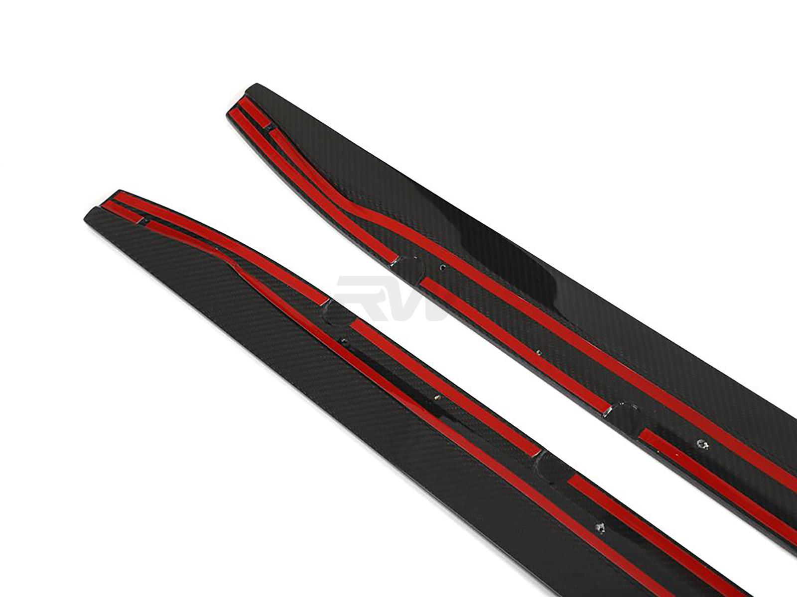 RW Carbon BMW G82 G83 M4 RWS Carbon Fiber Side Skirt Extensions - Image 9