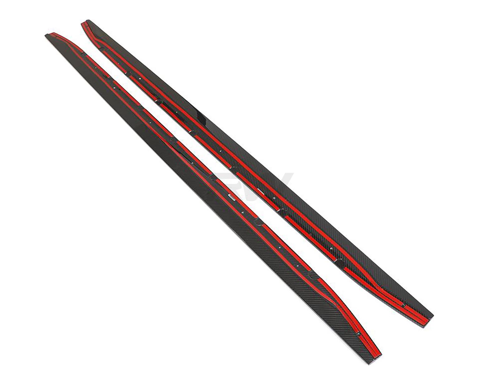 RW Carbon BMW G82 G83 M4 RWS Carbon Fiber Side Skirt Extensions - Image 10