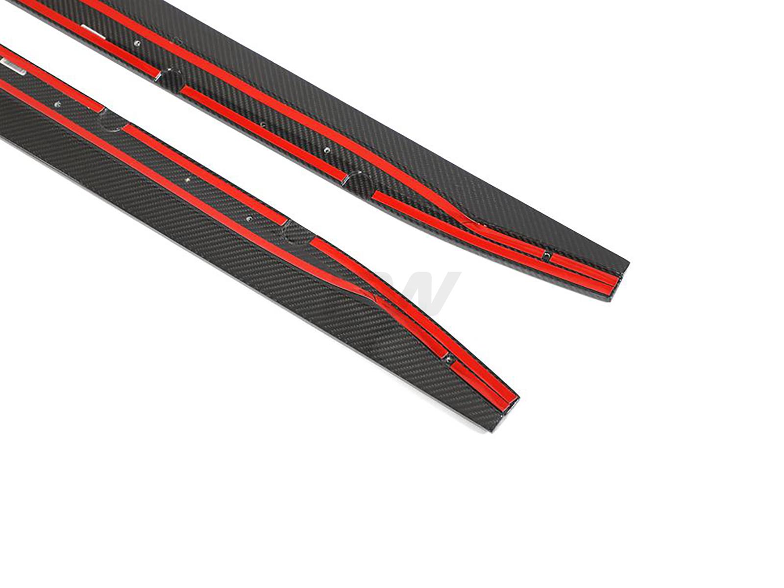 RW Carbon BMW G82 G83 M4 RWS Carbon Fiber Side Skirt Extensions - Image 11