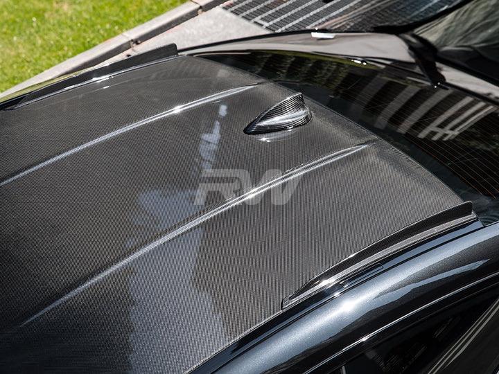 RW Carbon BMW G82 M4 Carbon Fiber Roof Fin Set - Image 3