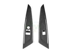 RW Carbon G82 M4 Carbon Fiber Window Switch Panels for BMW M4 - Image 2