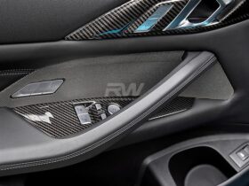 RW Carbon BMW G82 M4 Carbon Fiber Window Switch Panels
