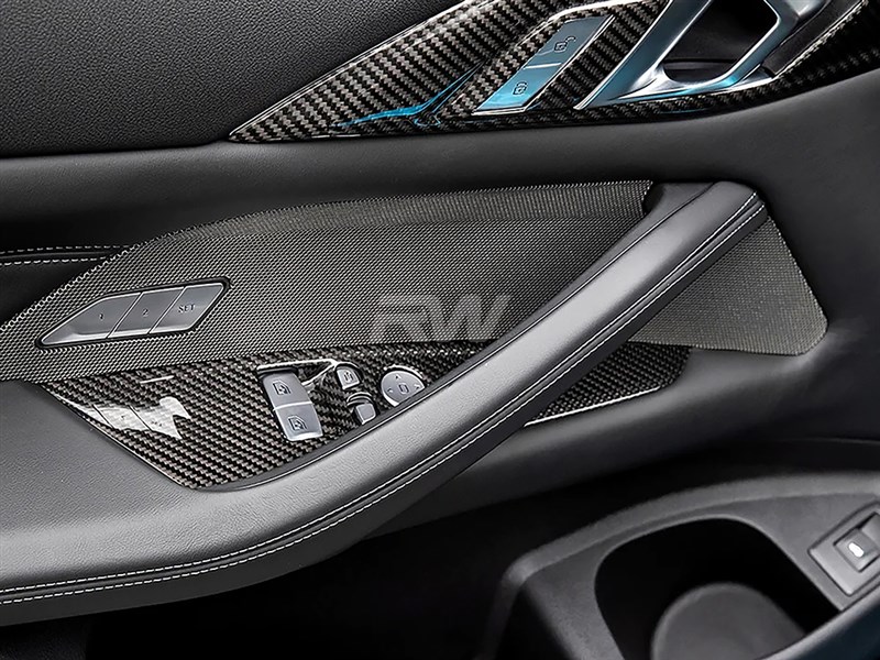 RW Carbon BMW G82 M4 Carbon Fiber Window Switch Panels