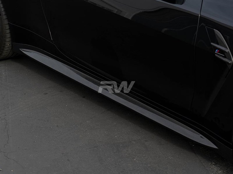 RW Carbon BMW G82/G83 M4 OEM Style Carbon Side Skirts