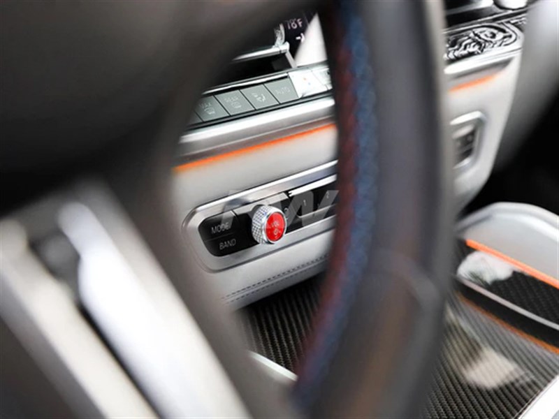 RW Carbon BMW Red Audio Volume Button