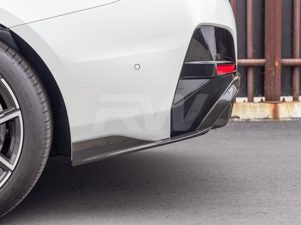 RW Carbon BMW i4 Dry Carbon Fiber Rear Diffuser - Image 3