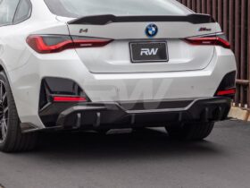 RW Carbon BMW i4 Dry Carbon Fiber Rear Diffuser