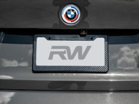 RW Carbon Carbon Fiber License Plate Frame - Image 2