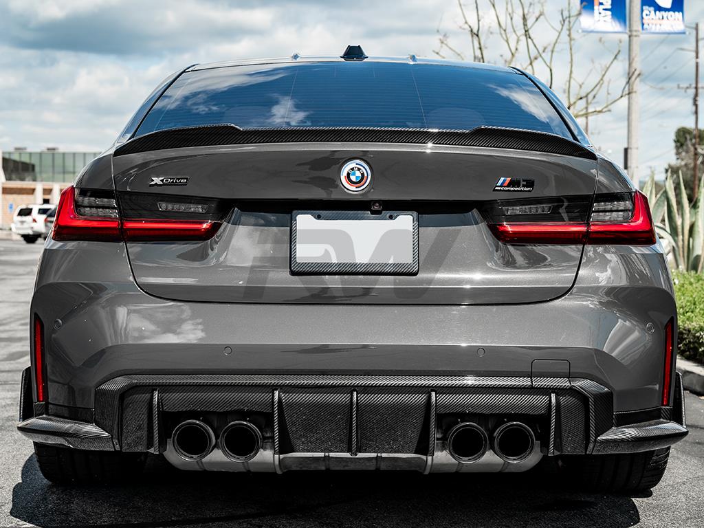 RW Carbon Carbon Fiber License Plate Frame - Image 3