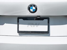 RW Carbon Carbon Fiber License Plate Frame - Image 11