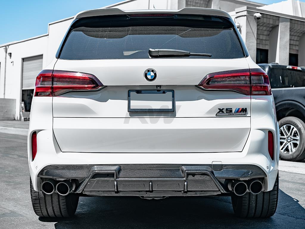 RW Carbon Carbon Fiber License Plate Frame - Image 5